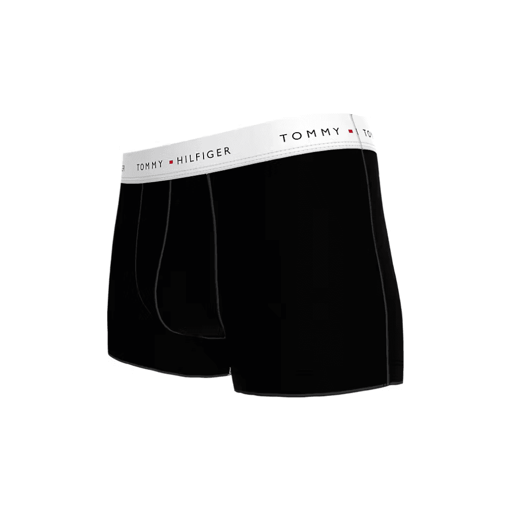 Tommy Hilfiger 3 Pack Trunks Waistband Th Wht