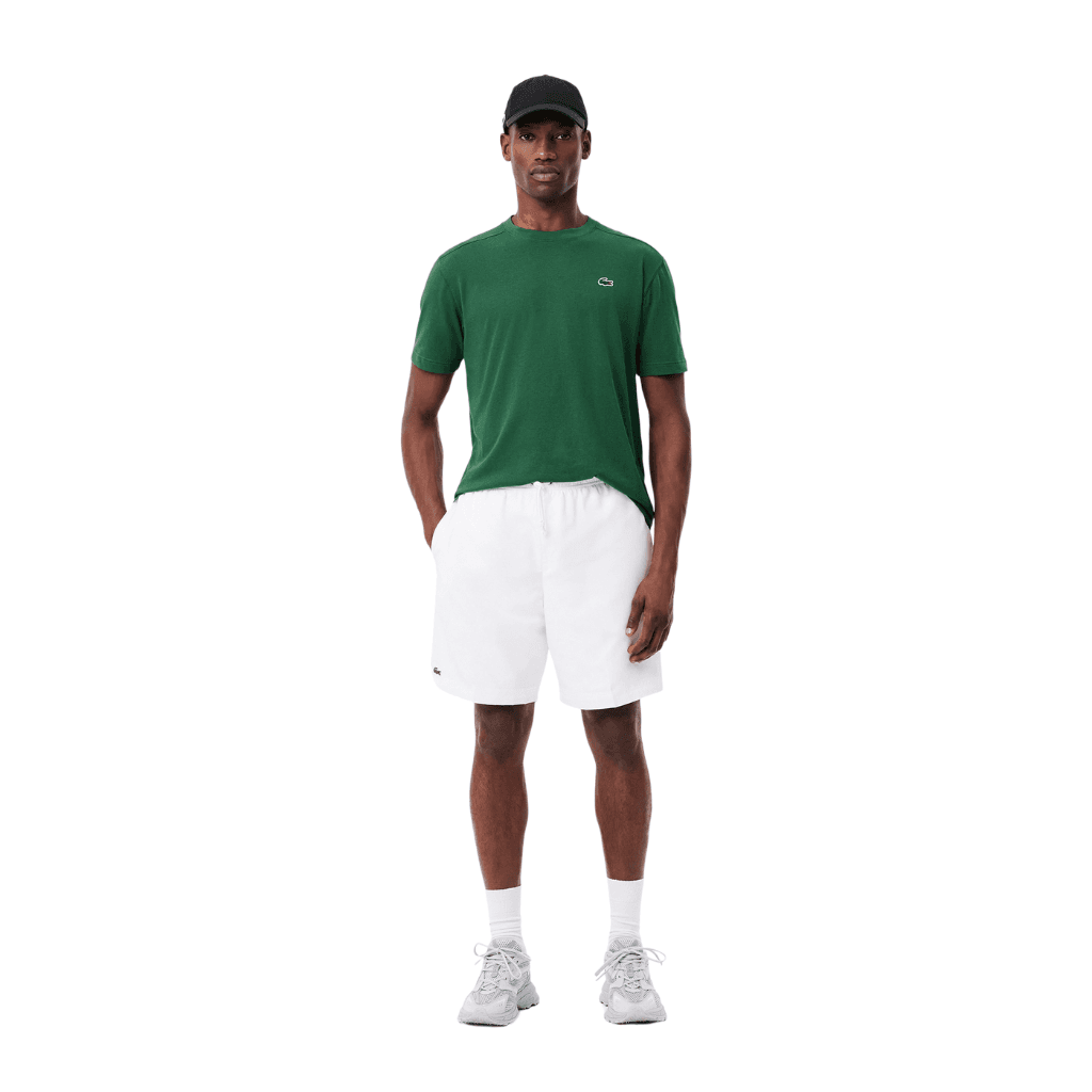 Lacoste Sport Diamond Taffeta Shorts White