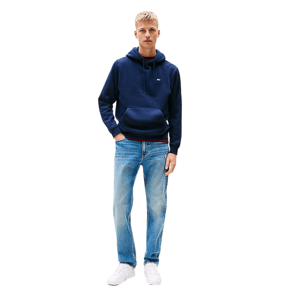 Tommy Jeans Regular S Flag Hoody Dark Night Navy