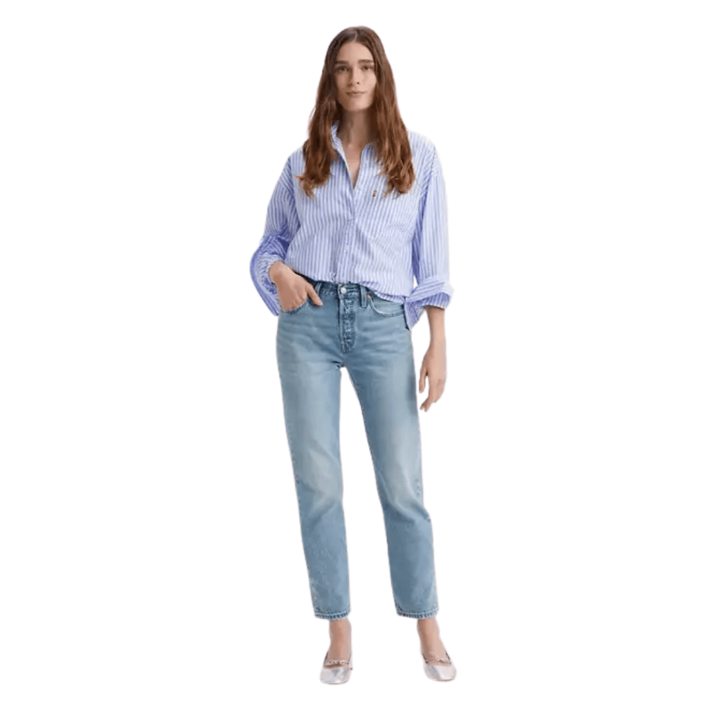 Levi's 501 Crop Lightweight Jeans Fun Flare Lb