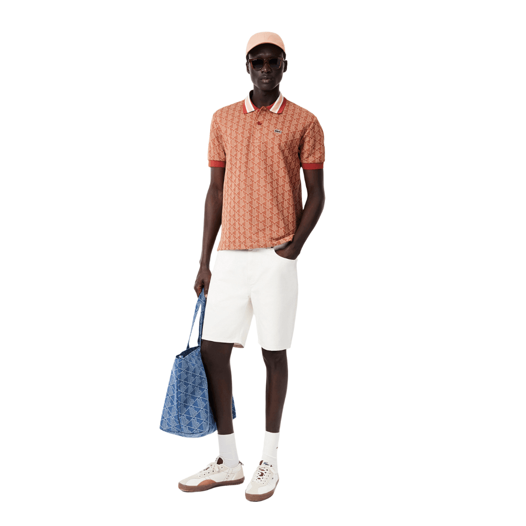 Lacoste Monochrome Cotton Hat Latte