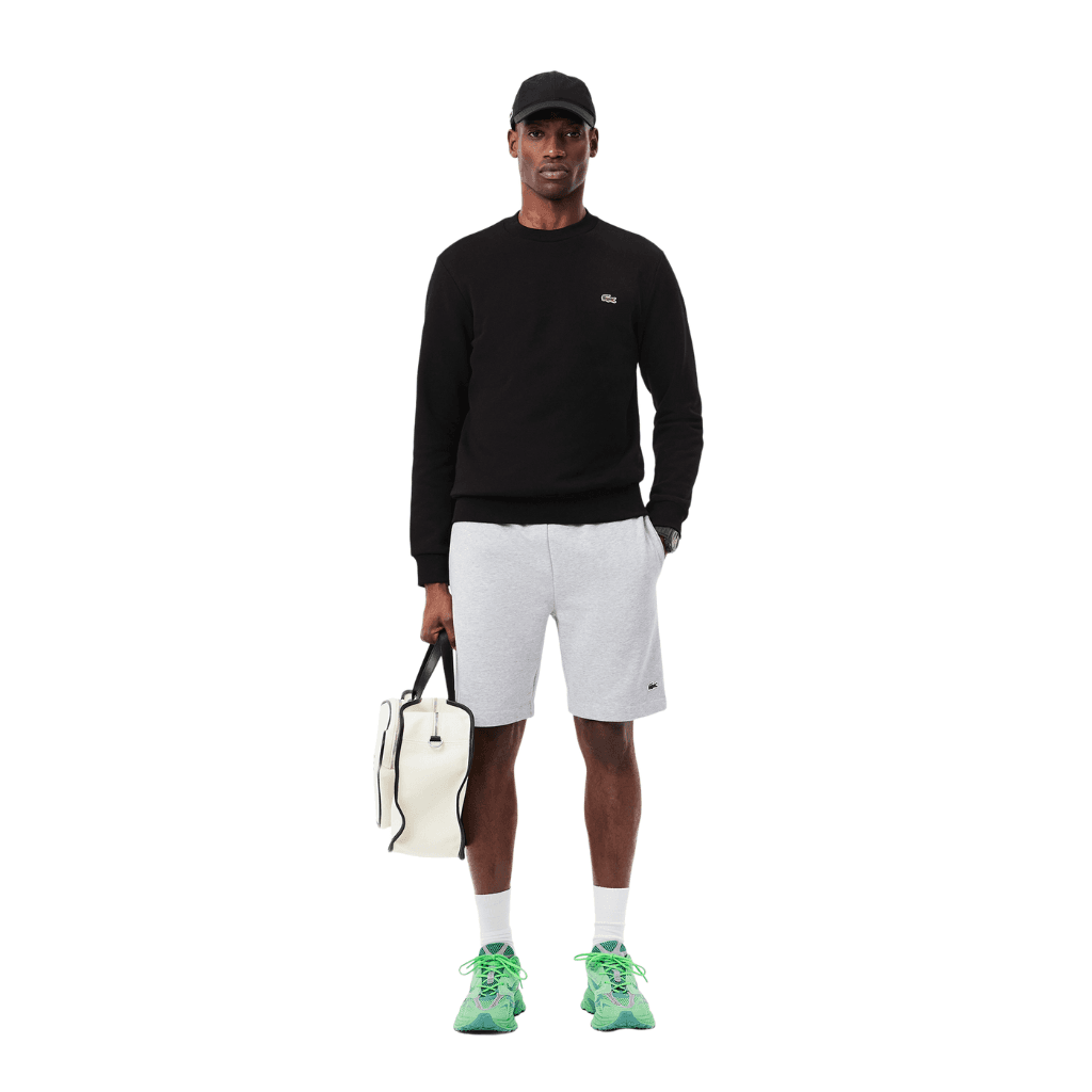 Lacoste Fleece Crew Neck Sweatshirt Black