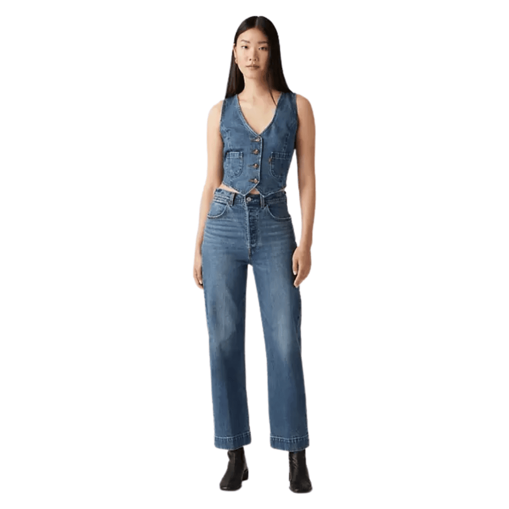 Levi's Ribcage Str Ank Tailored Jeans Valley View Crease