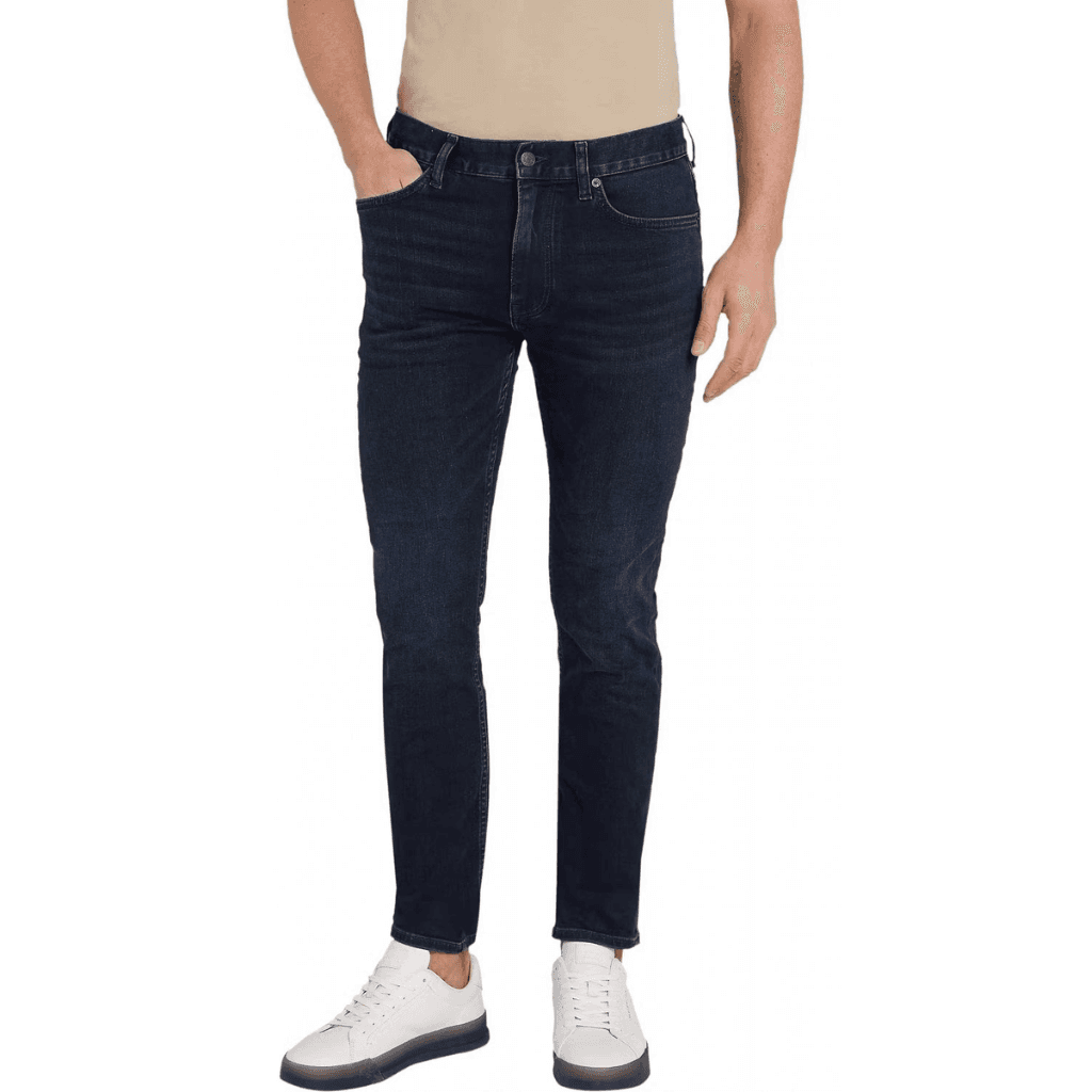 Tommy Hilfiger Denton Faded Straight Leg Jeans Blueblack