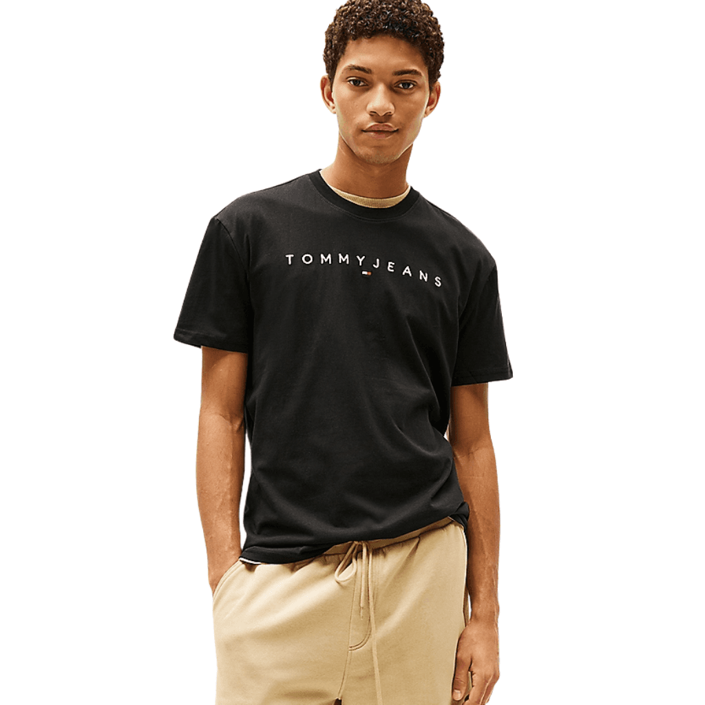 Tommy Jeans Regular Logo T-Shirt Black