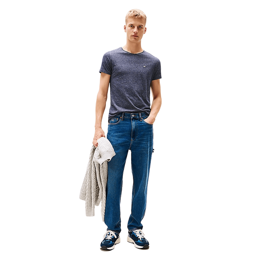 Tommy Jeans Slim Fit Crew Neck T-Shirt Twilight Navy