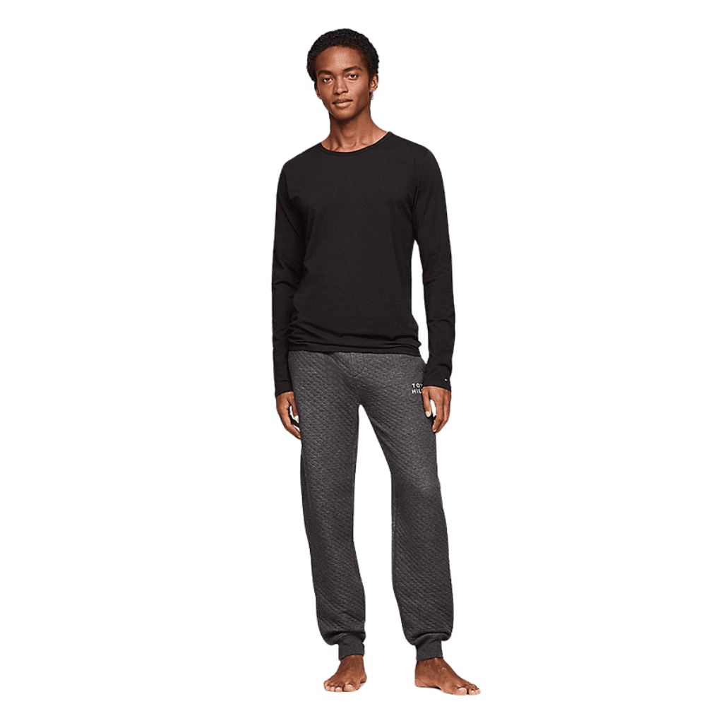 Tommy Hilfiger 3 Pack Long Sleeve Tee Black