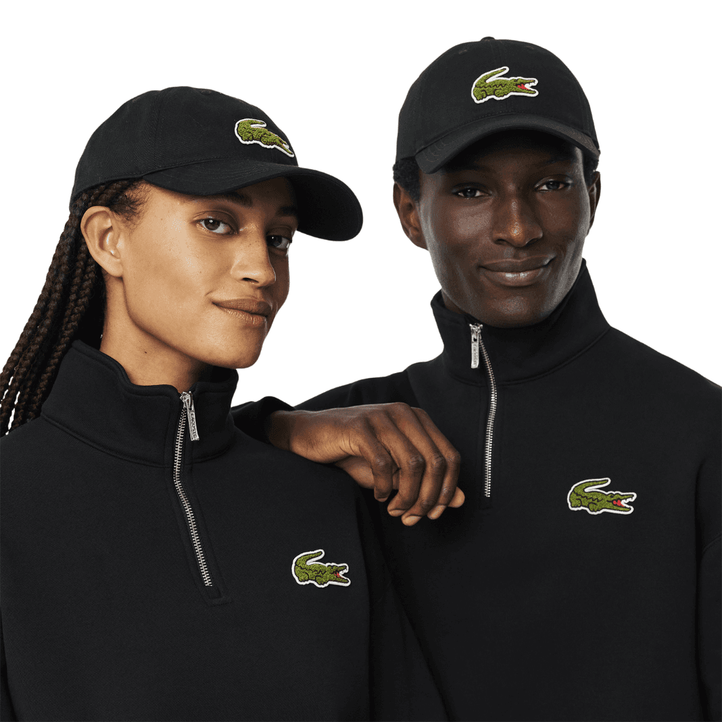 Lacoste Adjustable Cotton Hat Black
