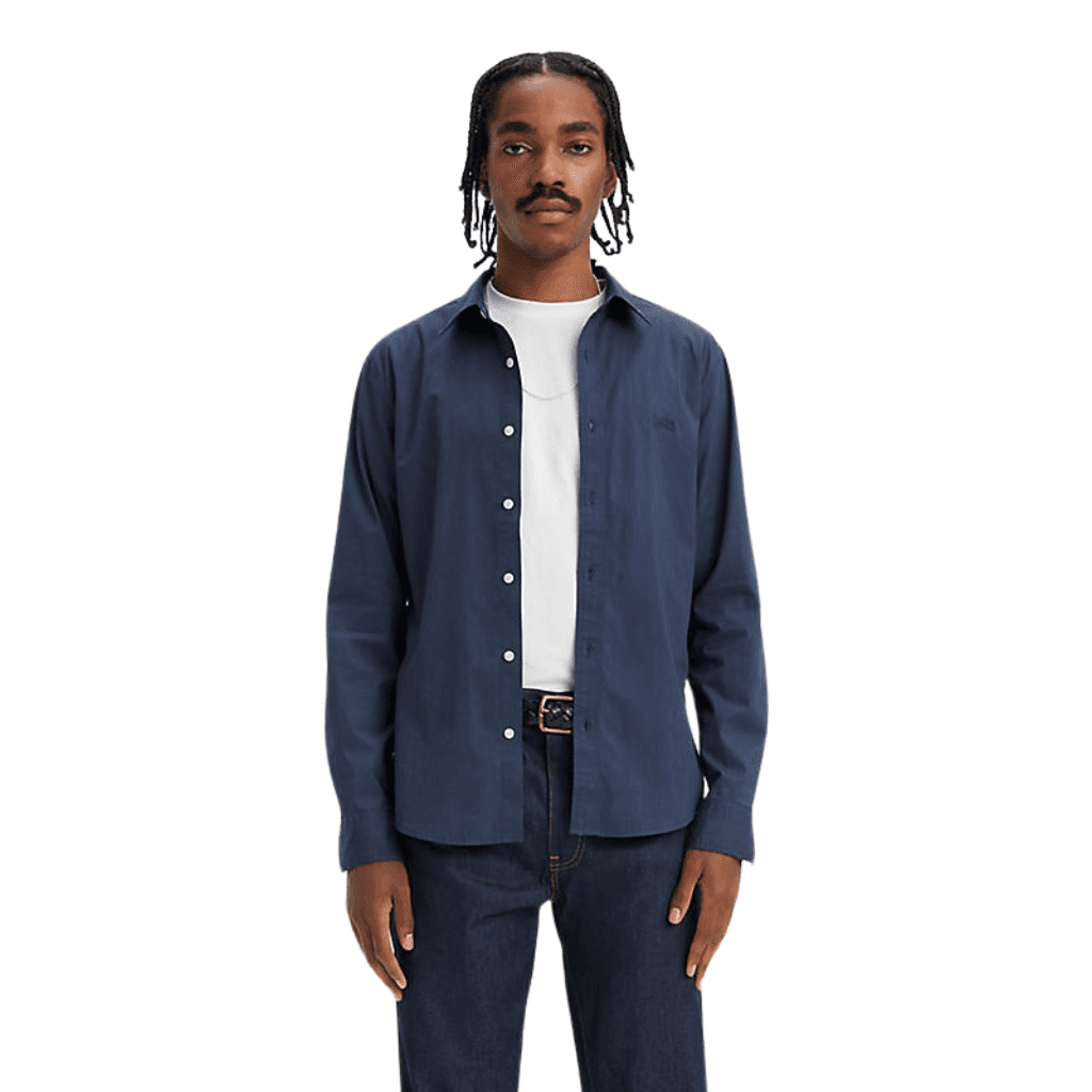 Levi's Battery Slim Shirt Naval Academy Blue