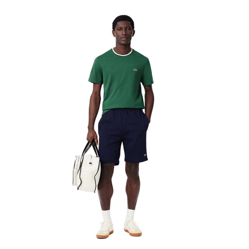 Lacoste Regular Fit Fleece Shorts Navy Blue