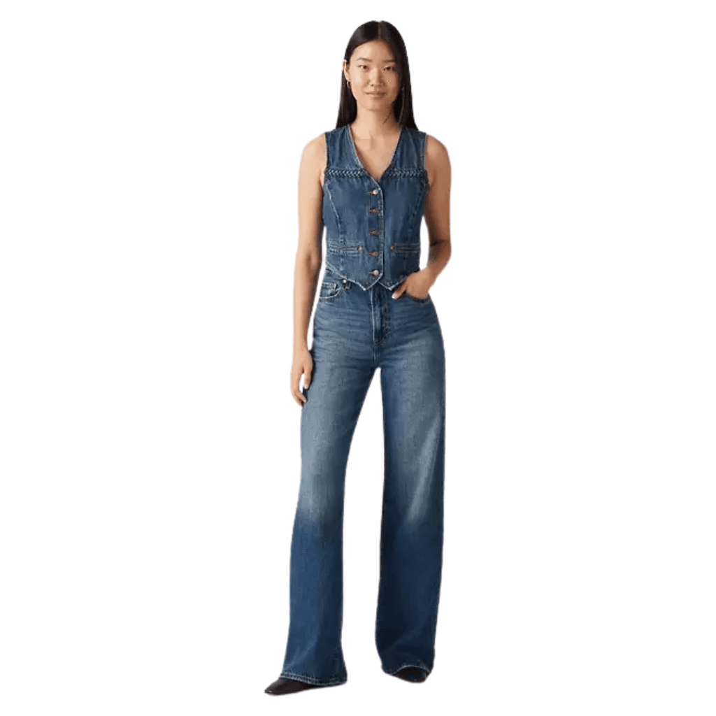 Levi's Ribcage Wide Leg H223 Jeans Polar Perimeter