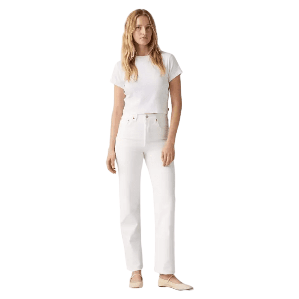 Levi's Ribcage Straight Ankle Jeans Cloud Over