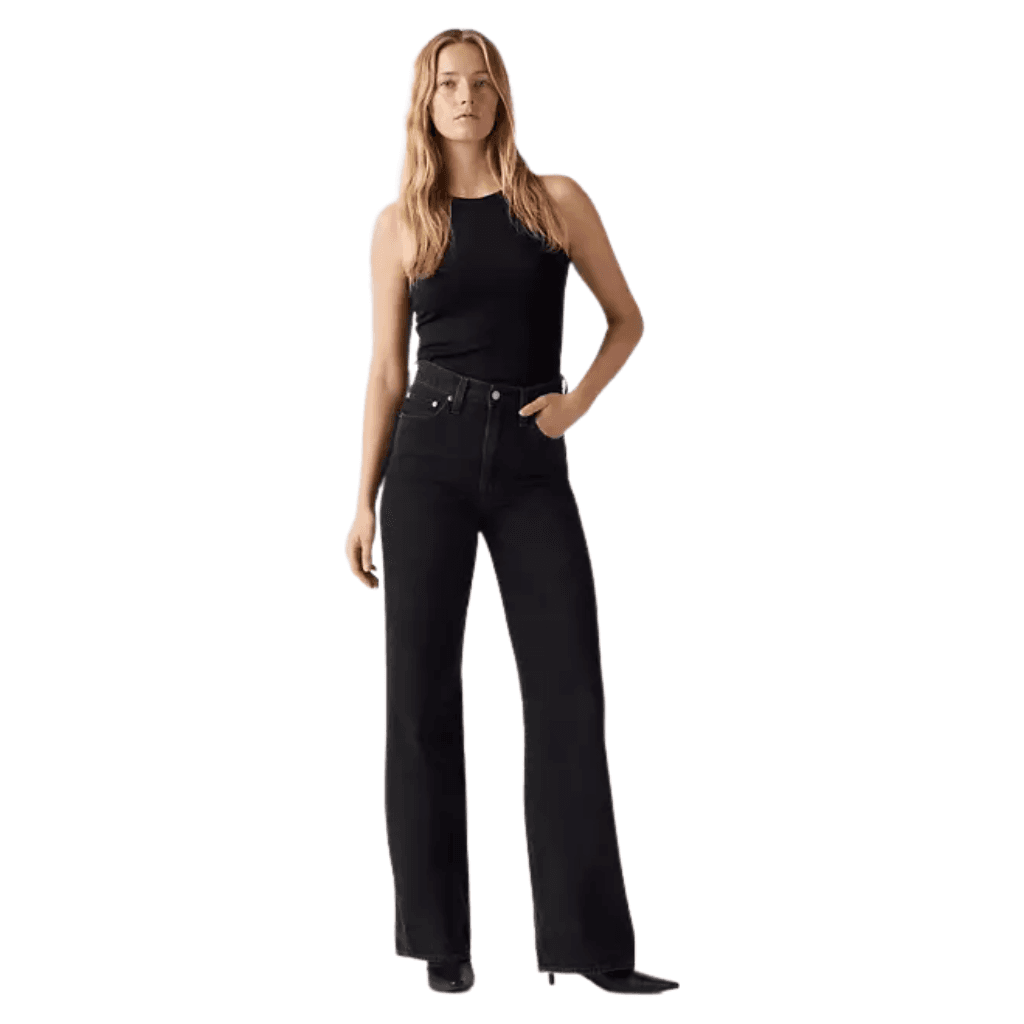 Levi's Ribcage Wide Leg H223 Jeans Rosie Posie