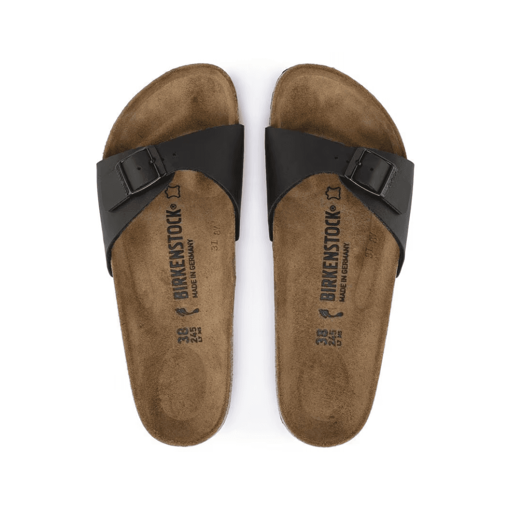 Birkenstock Madrid Birko- Flor Black Regular