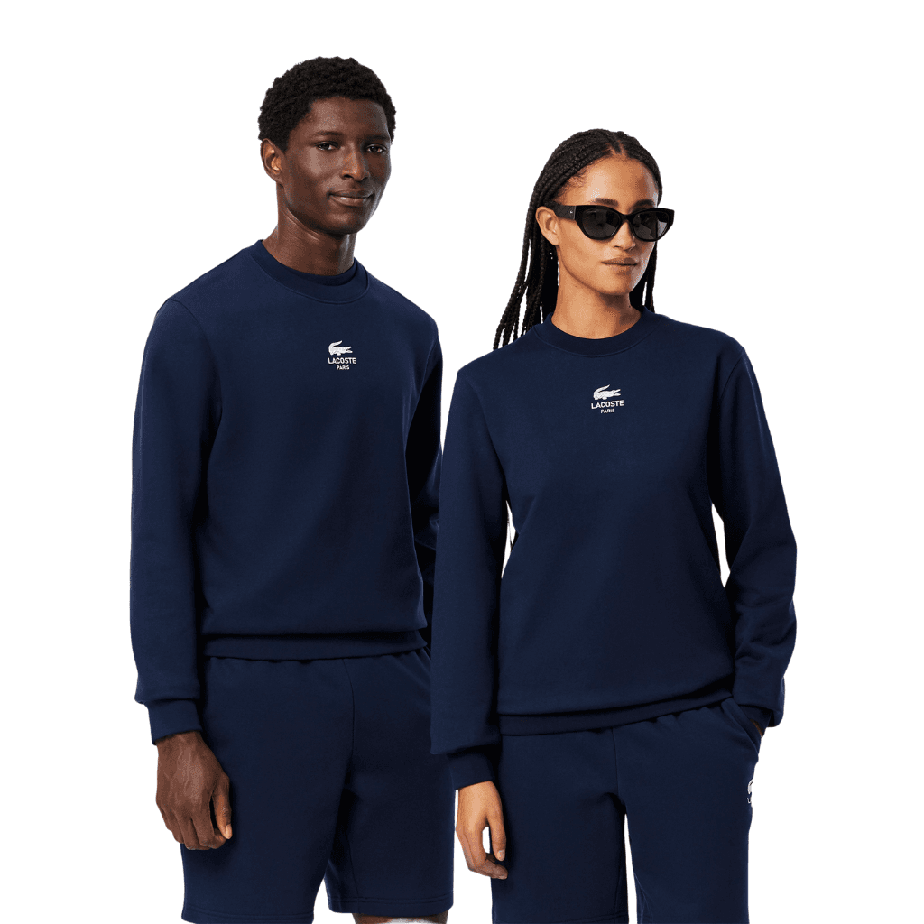 Lacoste Classic Fit Fleece Sweatshirt Navy Blue