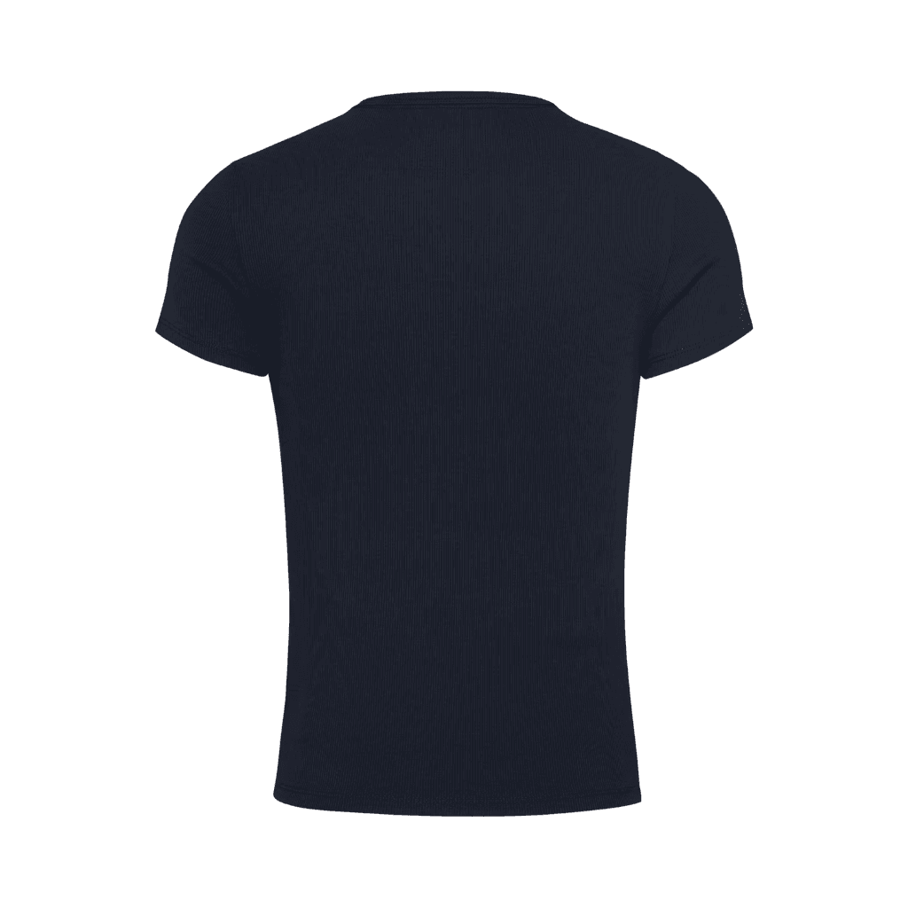 Tommy Jeans Slim Essential Ribbed T-Shirt Dark Night Navy