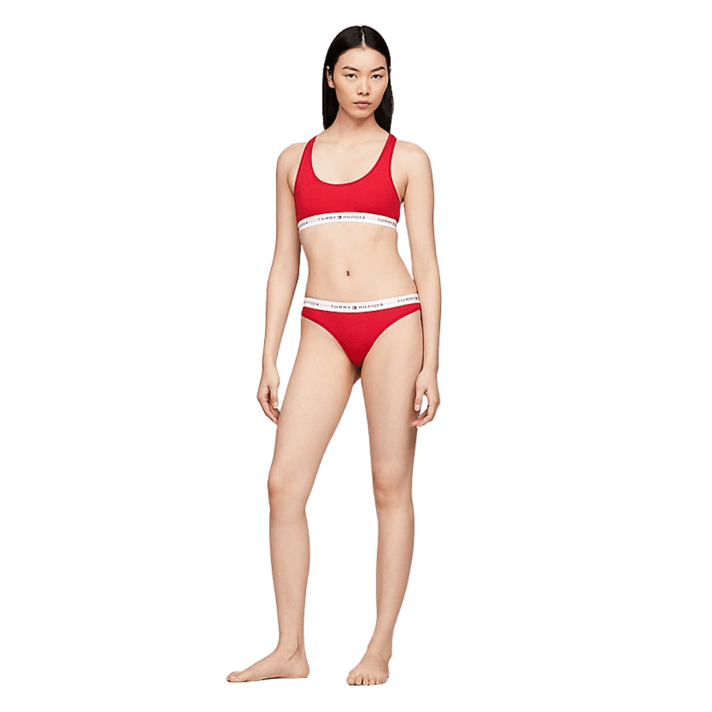 Tommy Hilfiger Logo Thong Primary Red