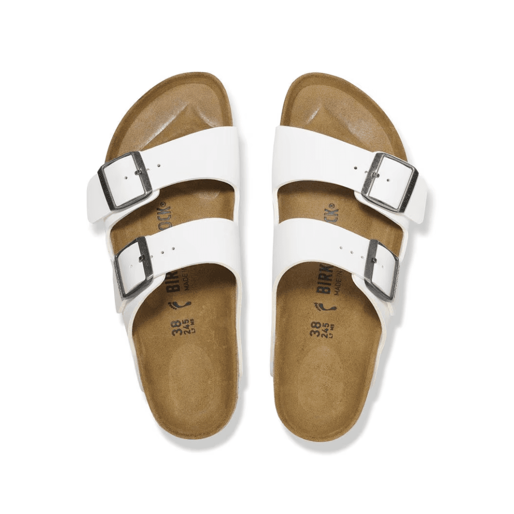 Birkenstock Arizona Birko- Flor White Regular