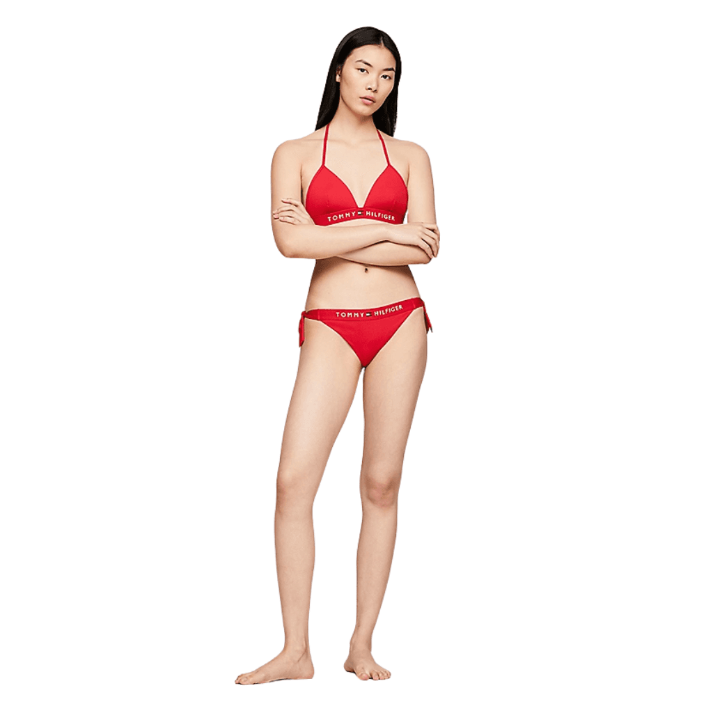 Tommy Hilfiger Cheeky Side Bikini Bottoms Primary Red