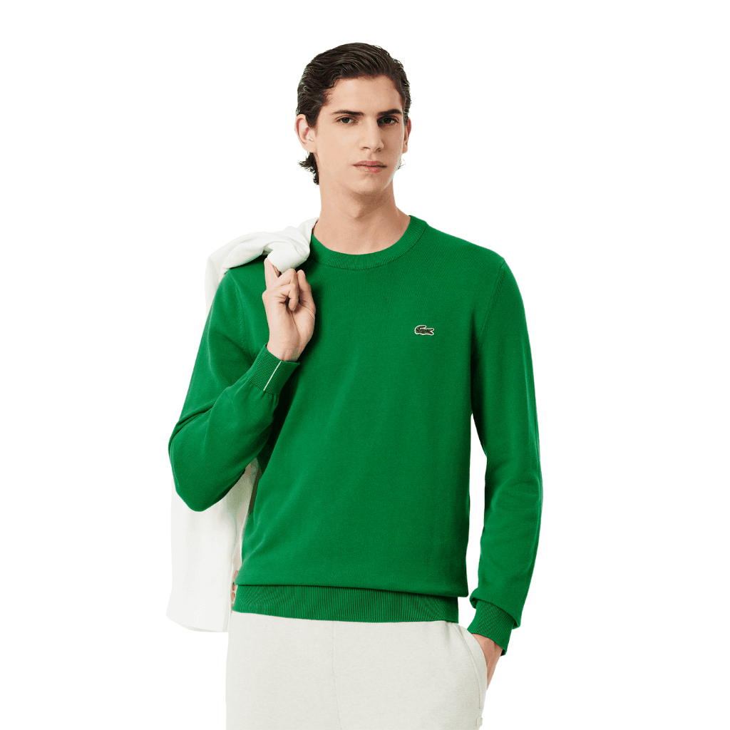 Lacoste Monochrome Crew Neck Sweater Calathea