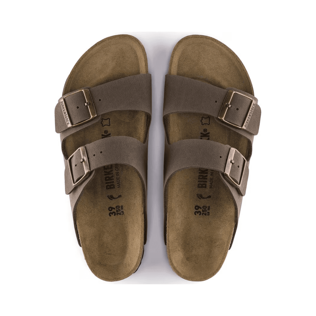 Birkenstock Arizona Birko- Flor Birkibuc Mocca Narrow