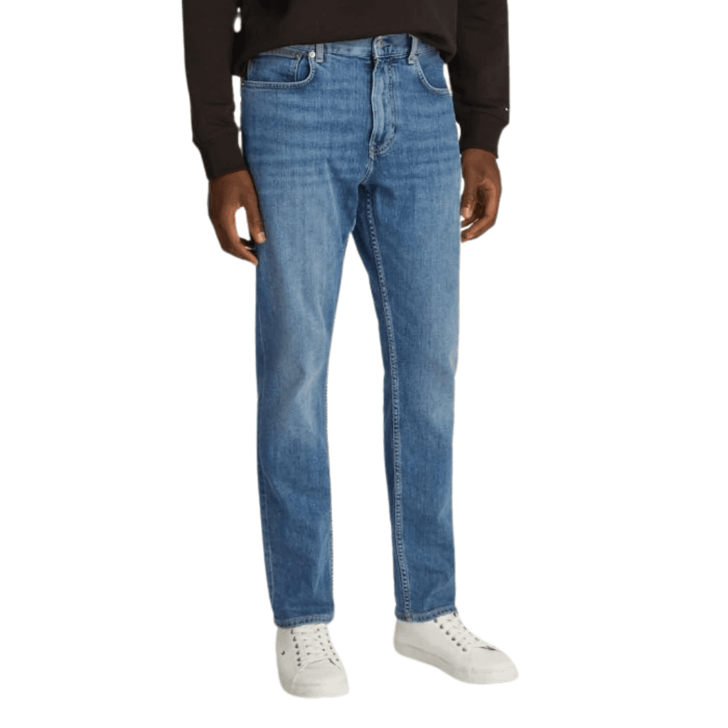 Tommy Hilfiger Harlem Faded Tapered Jeans Stone Blue