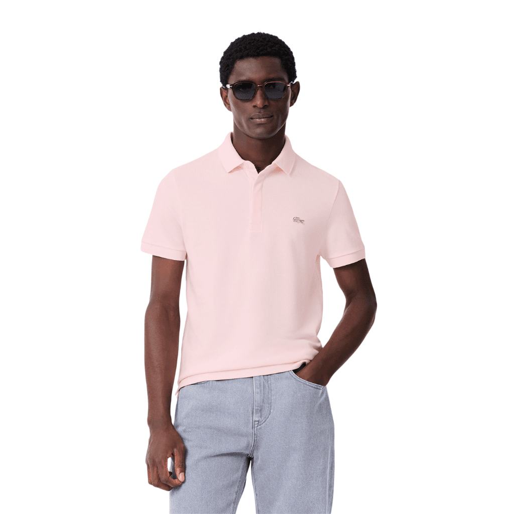 Lacoste L.12.12 Regular Fit Stretch Polo Shirt Flamingo