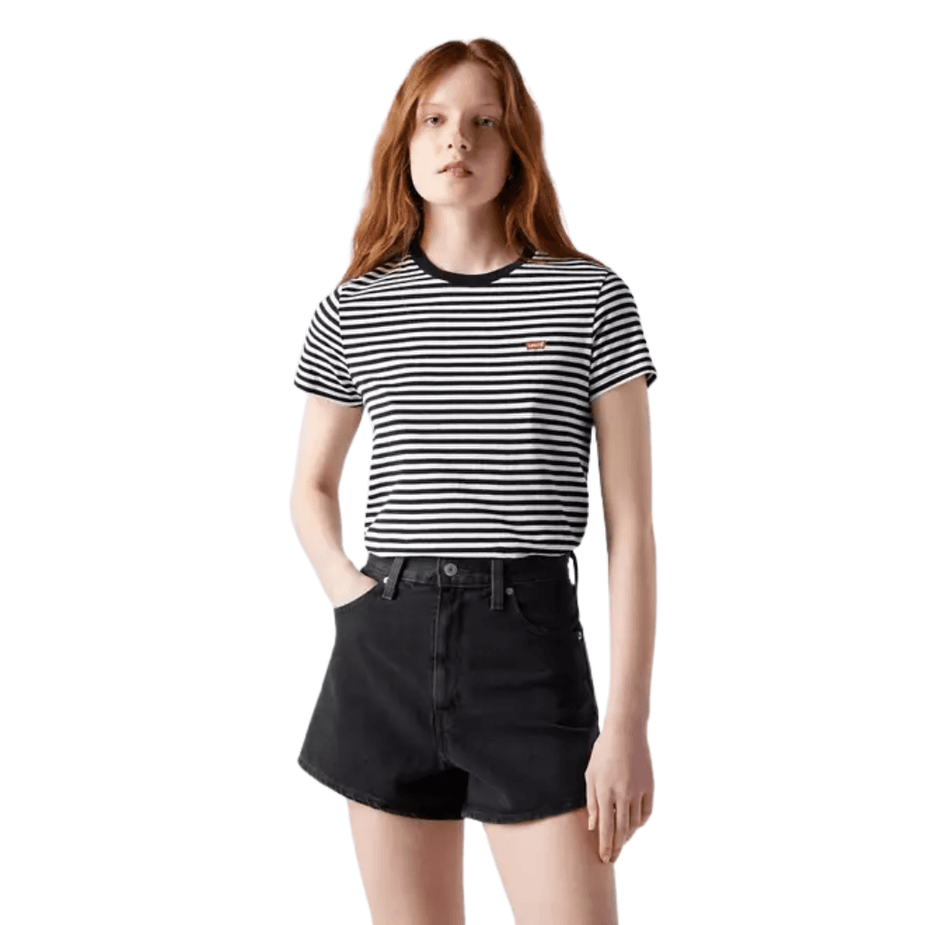 Levi's Perfect Tee Raita Stripe Caviar