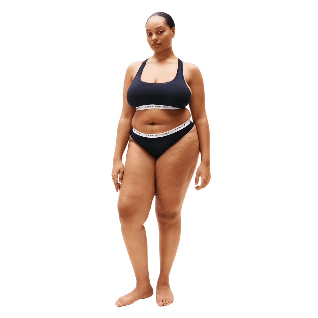 Tommy Hilfiger Repeat Logo Thong Curve Desert Sky