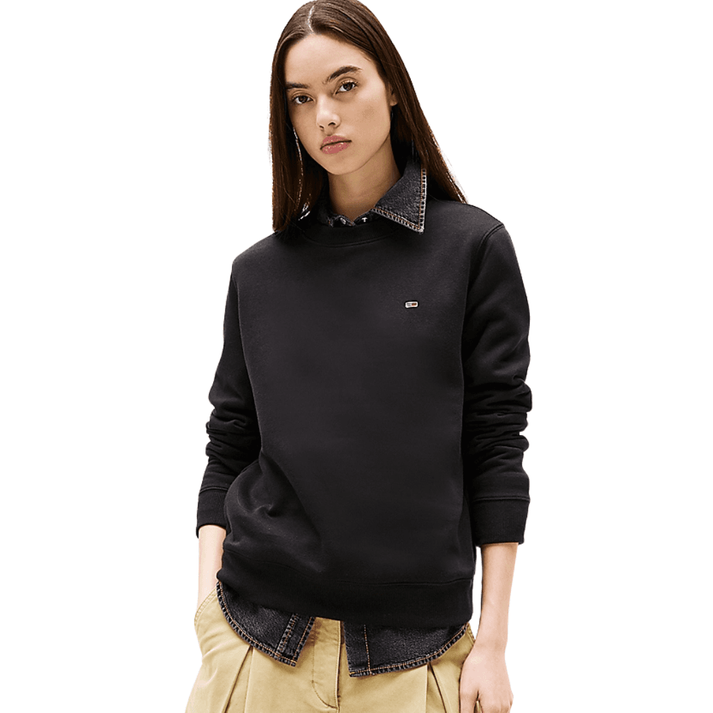 Tommy Jeans Regular Fit Sweatshirt Black