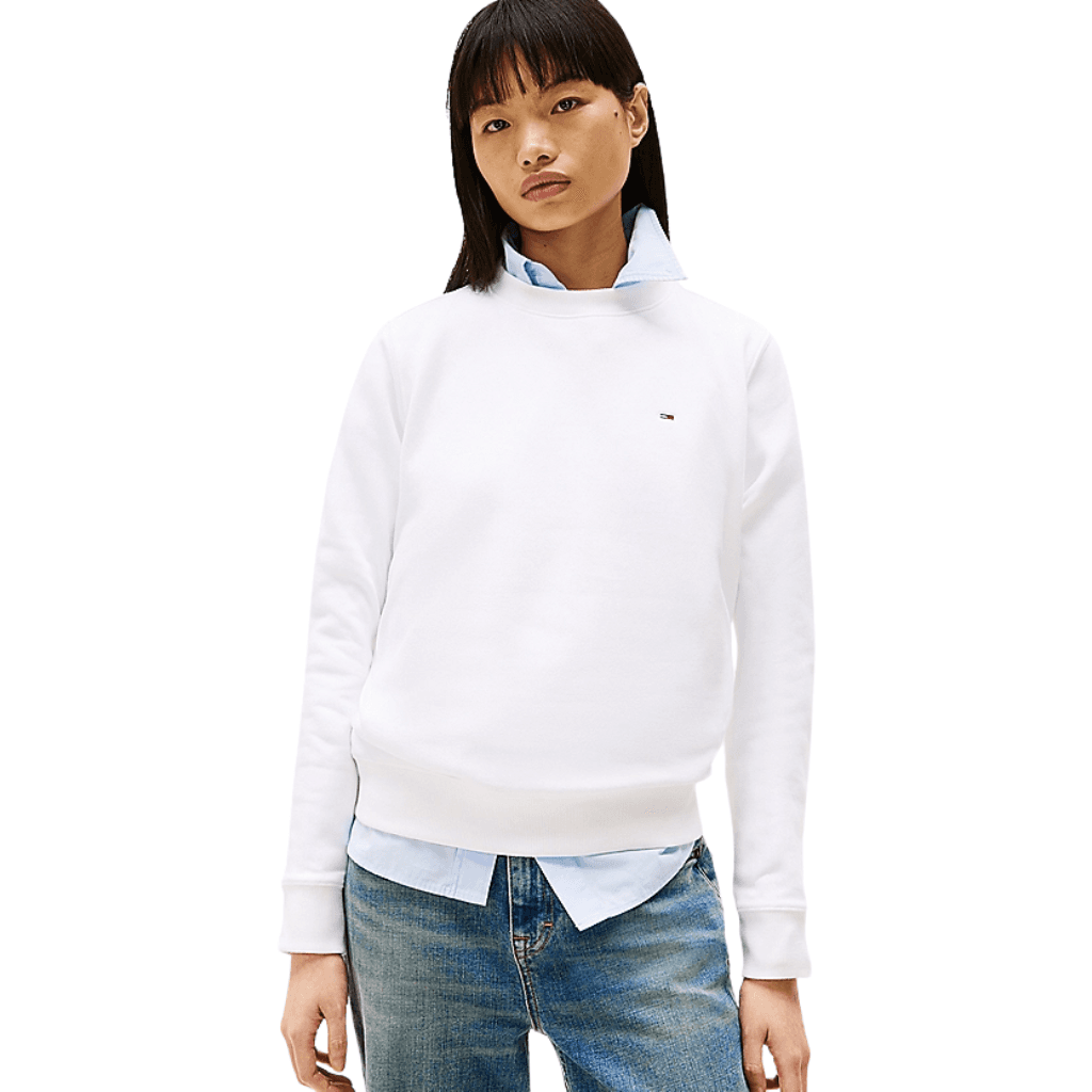 Tommy Jeans Regular Fit Sweatshirt White