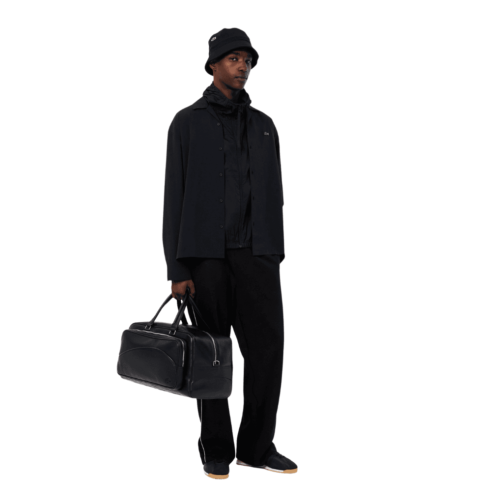 Lacoste Cotton Bucket Hat Black