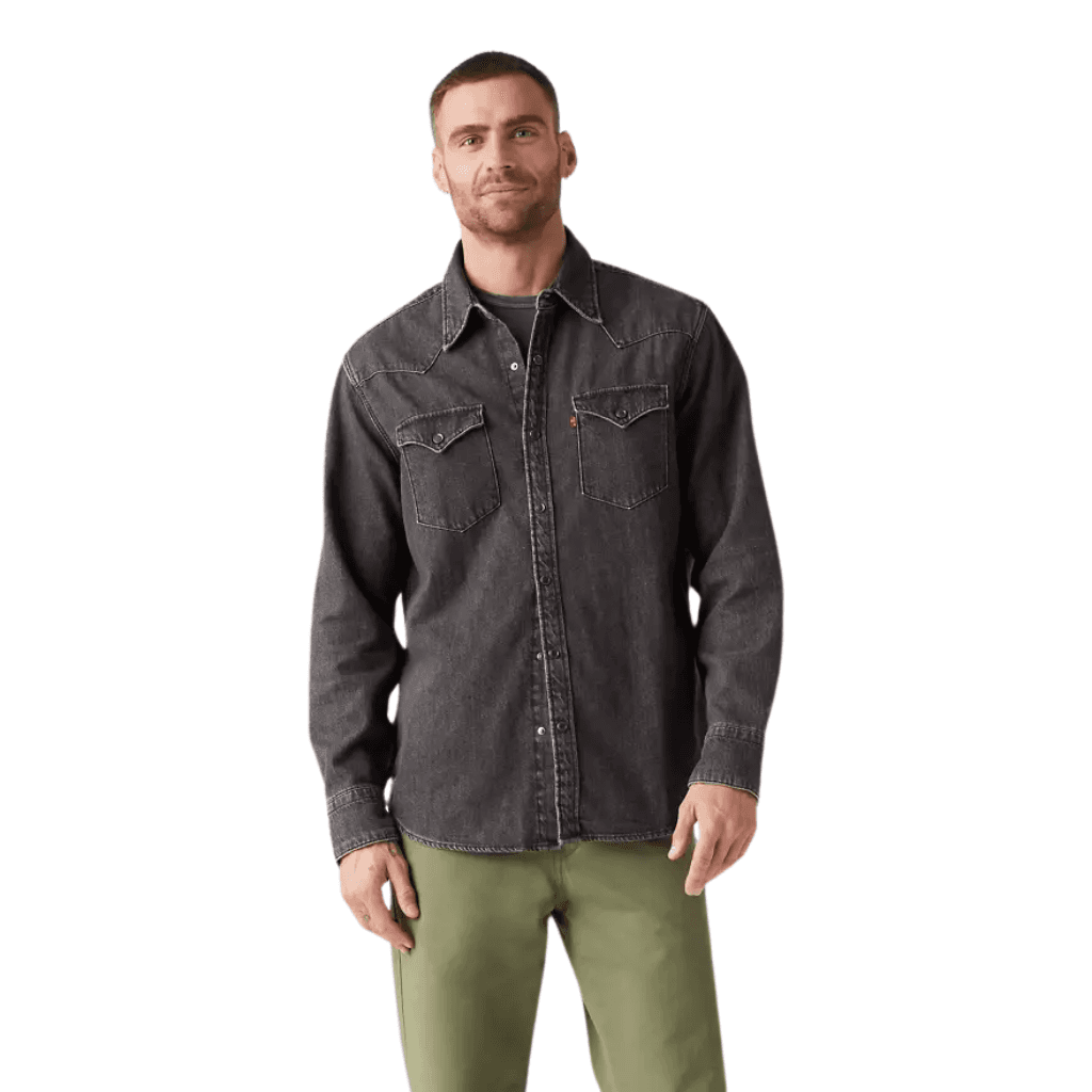 Levi's Barstow Standard Western Shirt Black Washed