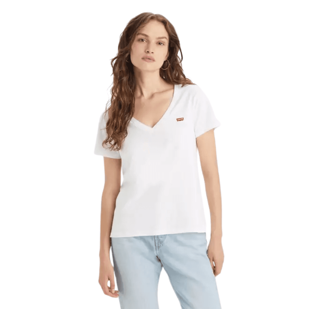 Levi's Perfect V Neck Tee White