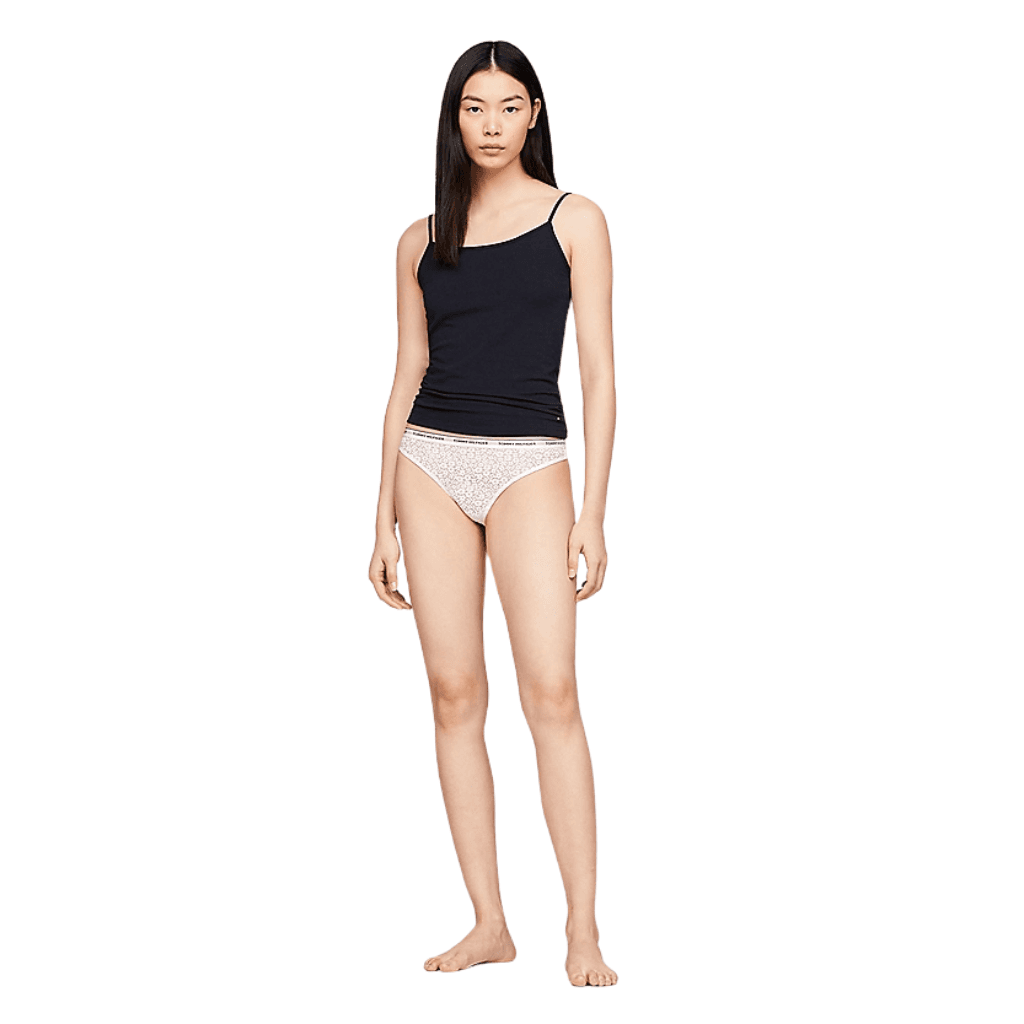 Tommy Hilfiger 3-Pack Lace Thong Black/White/Light Pink