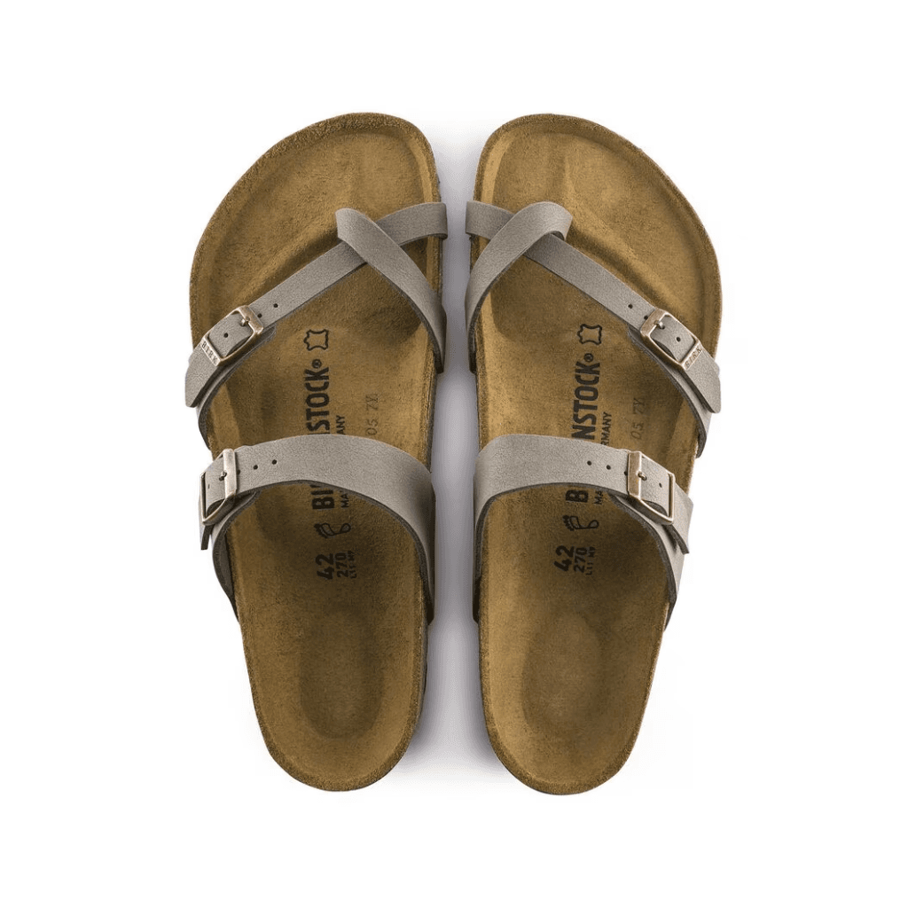 Birkenstock Mayari Birko-Flor Birkibuc Stone Regular