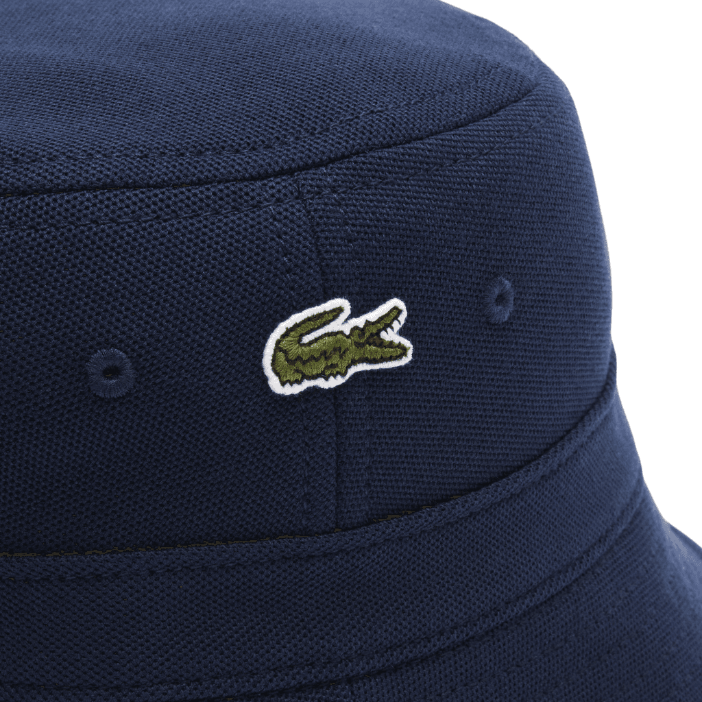 Lacoste Cotton Bucket Hat Navy Blue