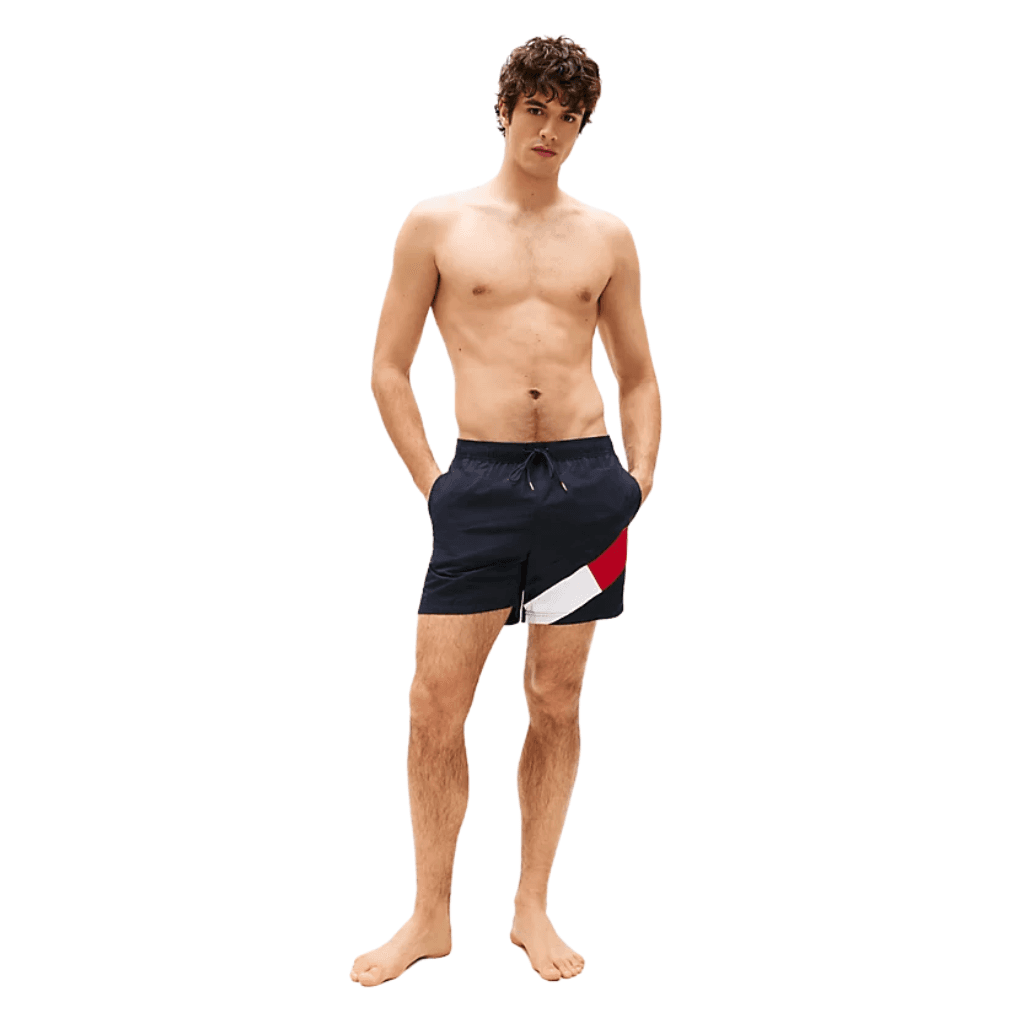 Tommy Hilfiger Medium Drawstring Swim Short Desert Sky