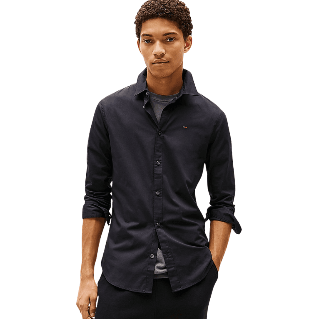 Tommy Jeans Original Stretch Shirt Tommy Black