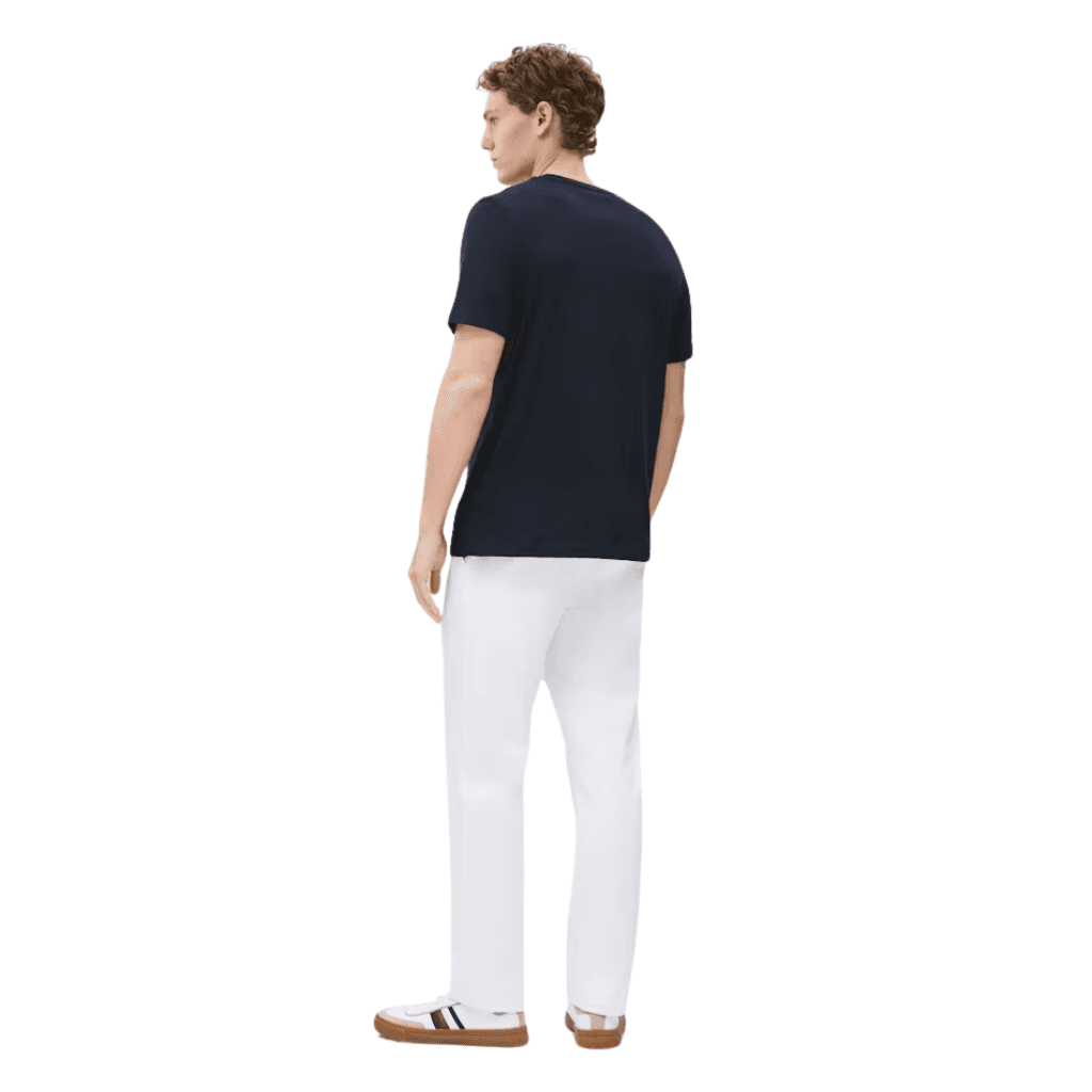 Tommy Hilfiger Flag Embroidered Crew T-Shirt Desert Sky