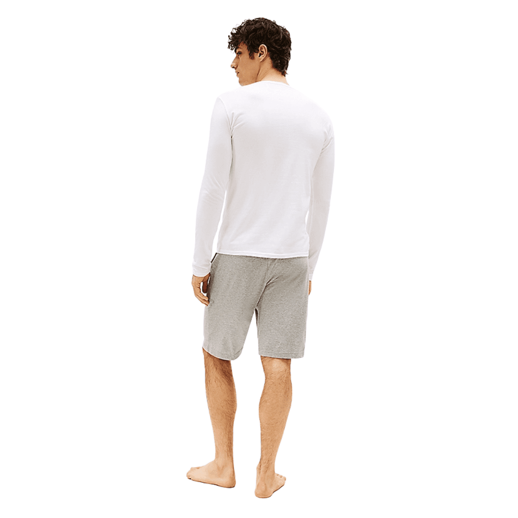 Tommy Hilfiger 3 Pack Long Sleeve Tee Black/White/Grey Heather
