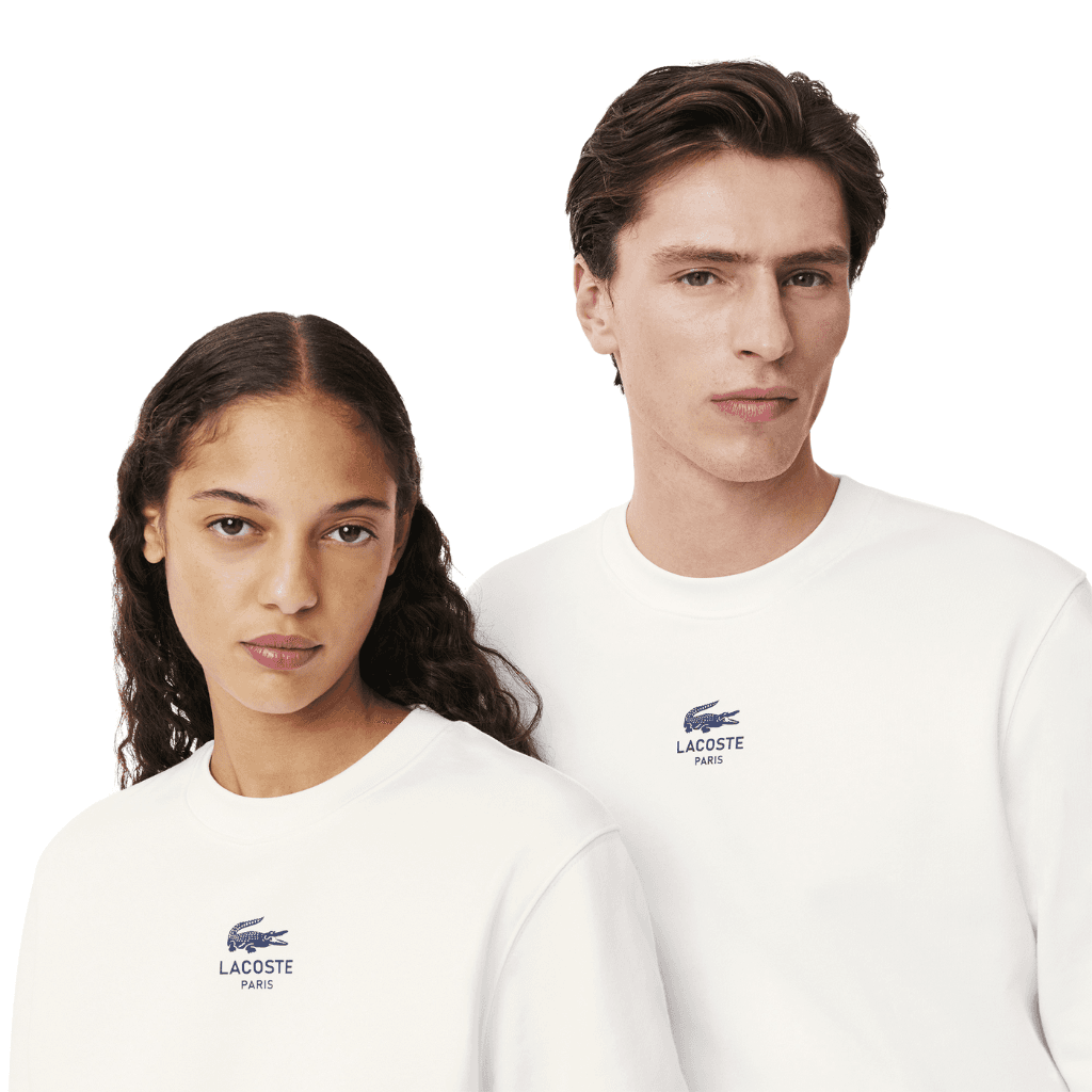 Lacoste Classic Fit Fleece Sweatshirt Flour