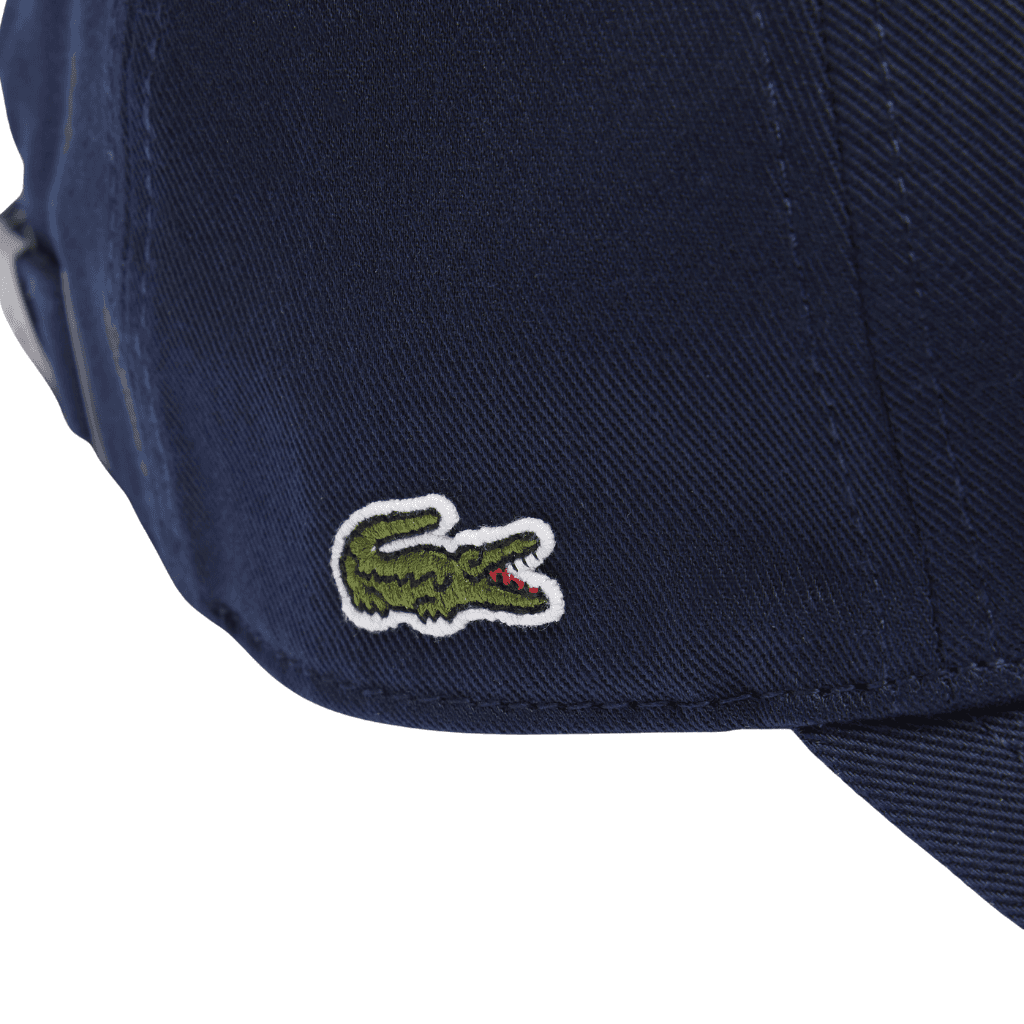 Lacoste Monochrome Cotton Hat Navy Blue