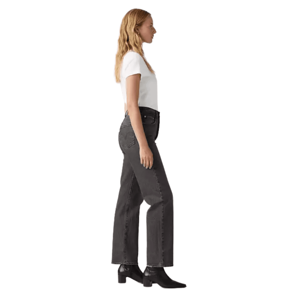 Levi's Ribcage Straight Ankle Jeans Well Worn