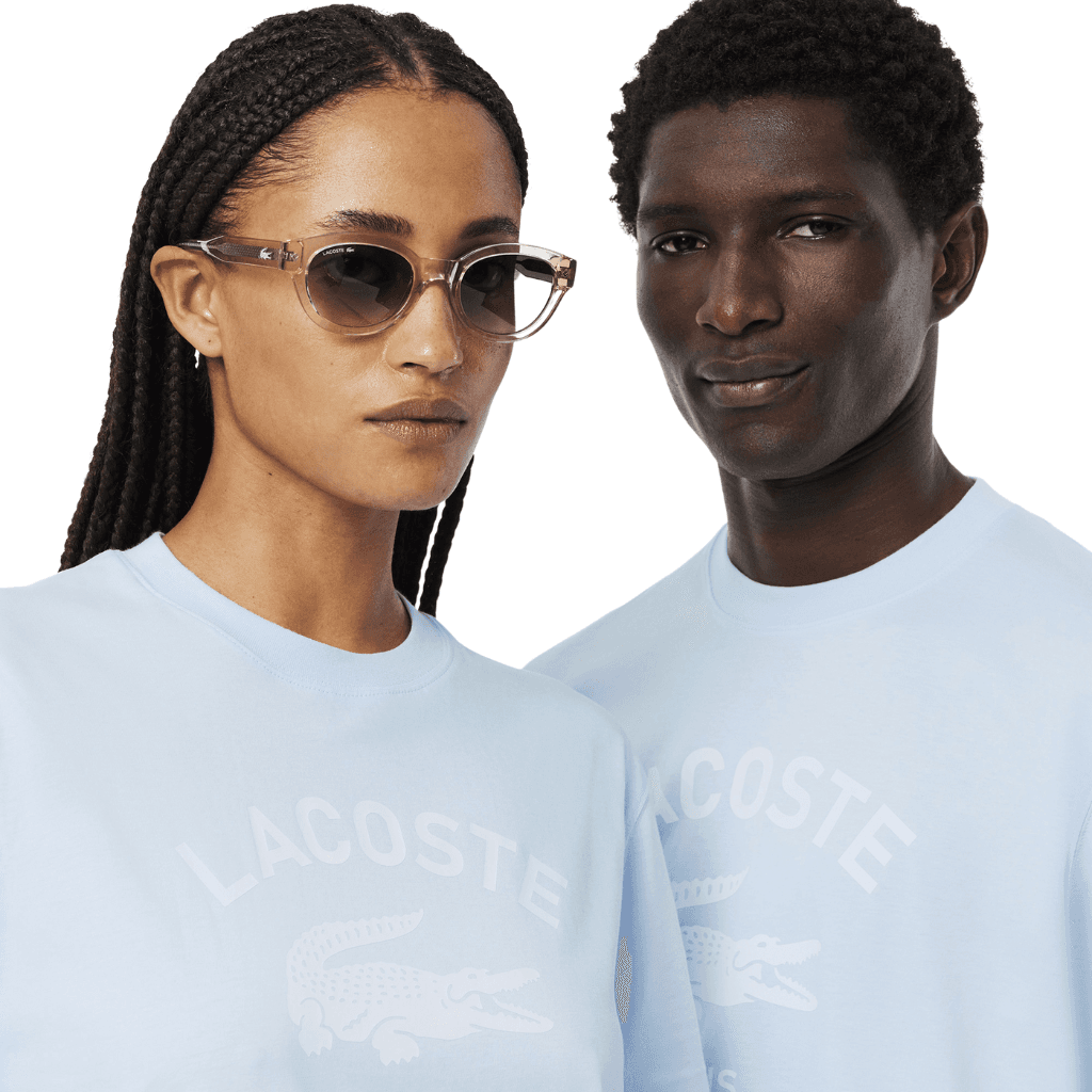 Lacoste Signature Print Cotton T-Shirt Rill