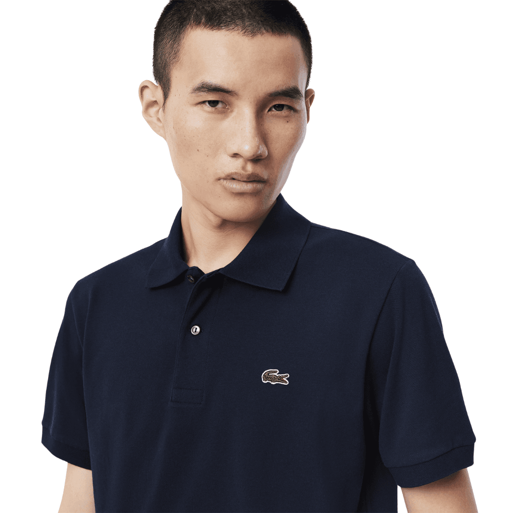 Lacoste L.12.12 Classic Fit Stretch Polo Shirt Navy Blue