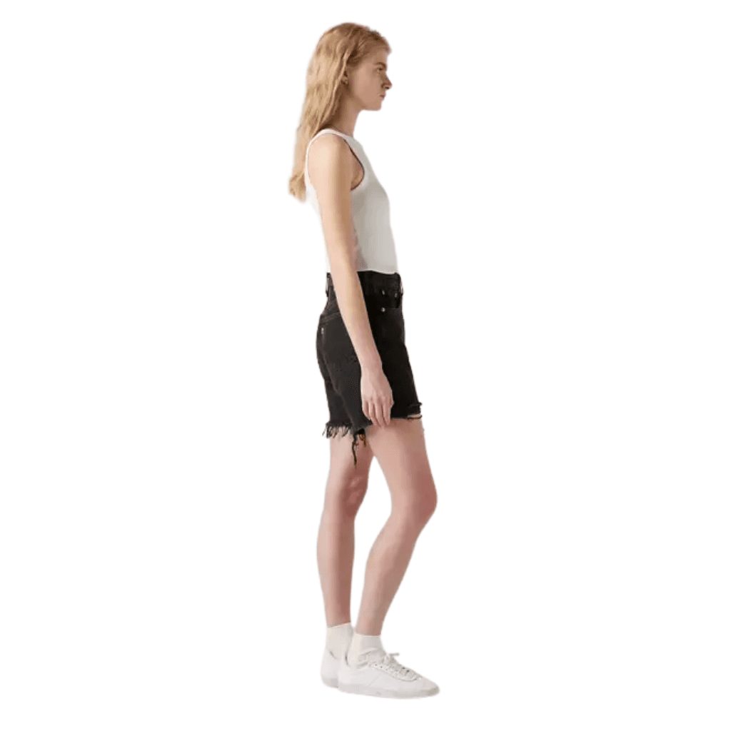 Levi's 501 Mid Thigh Short Lunar Black