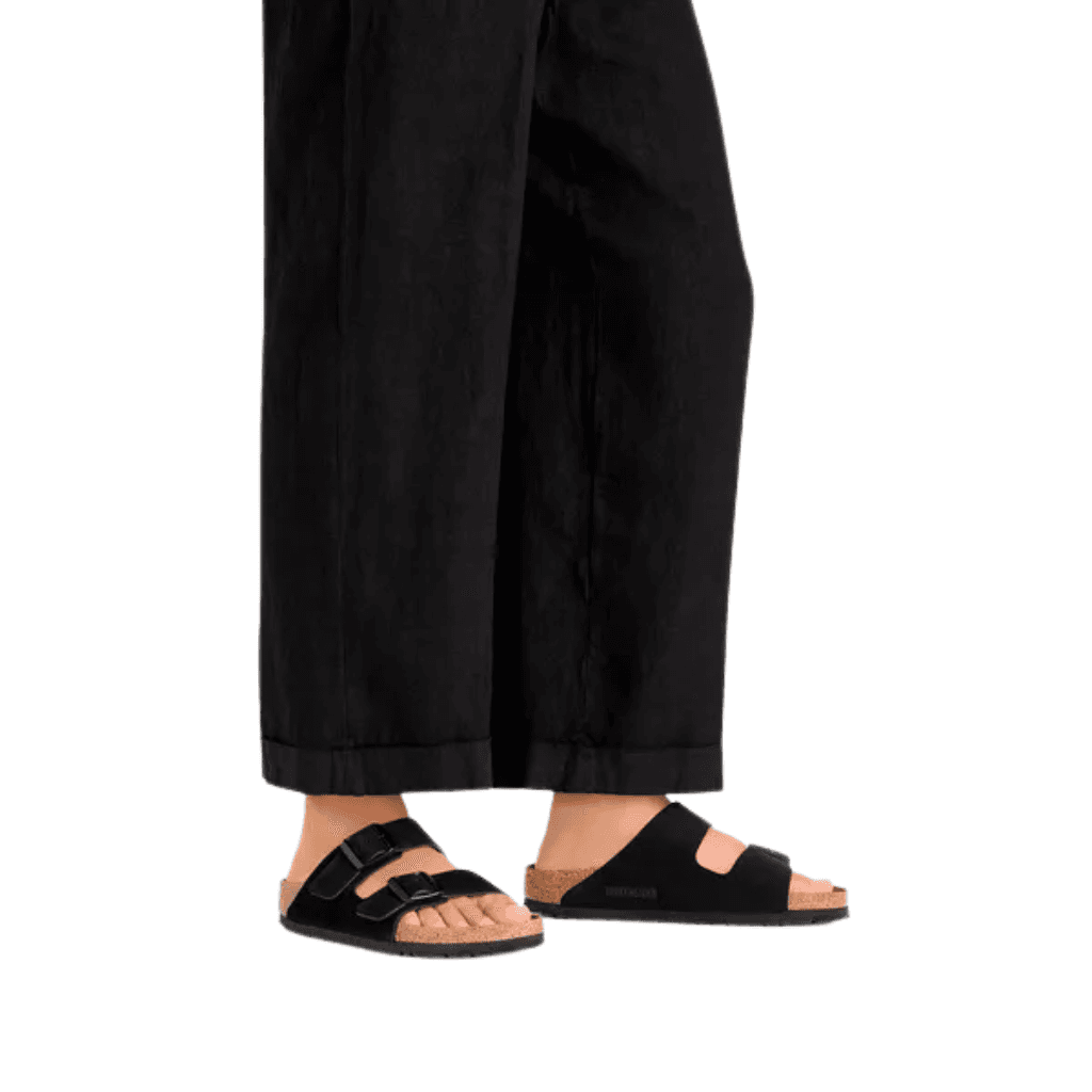 Birkenstock Arizona Suede Leather Black Narrow