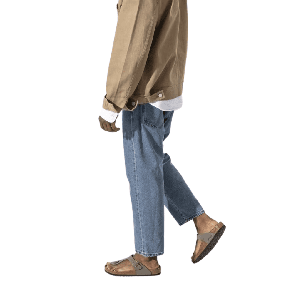Birkenstock Gizeh Birko- Flor Birkibuc Stone Regular