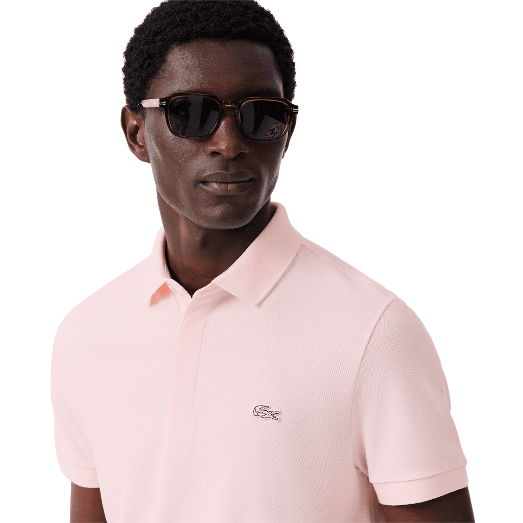 Lacoste L.12.12 Regular Fit Stretch Polo Shirt Flamingo